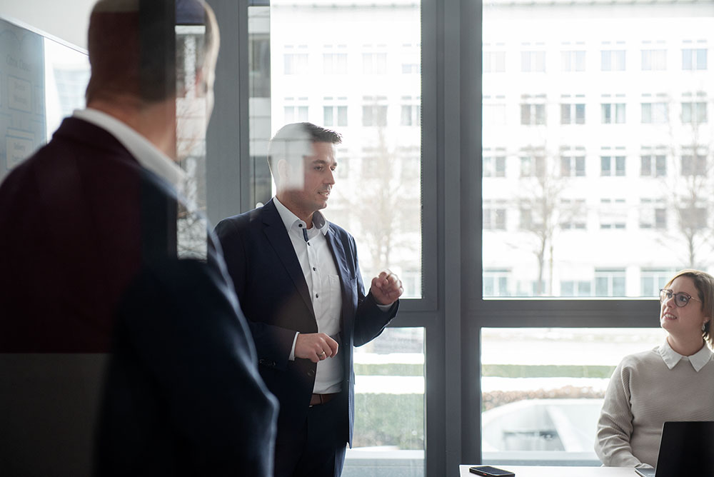 Businessfoto Besprechung