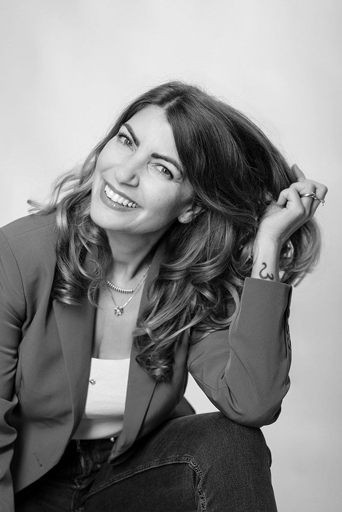 Businessportrait schwarzweiß im Fotostudio München